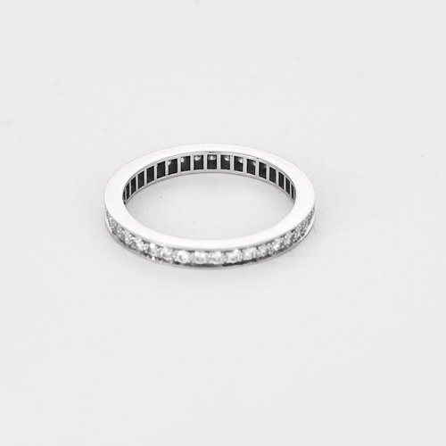 Bague 48 VAN CLEEF & ARPELS - Alliance Diamants Romance en platine et diamants 58 Facettes DV18109-3