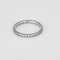 CARTIER - ETINCELLE - Alliance américaine en or blanc et diamants