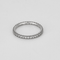 CARTIER - ETINCELLE - Alliance américaine en or blanc et diamants