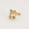 Bague 53 Bague cocktail en or jaune et citrine 58 Facettes DV4486-21-53-02
