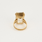 Bague 53 Bague cocktail en or jaune et citrine 58 Facettes DV4486-21-53-02