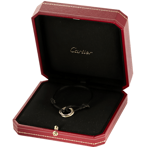 Bracelet CARTIER - Bracelet Trinity en trois ors et diamants 58 Facettes DV18320-3