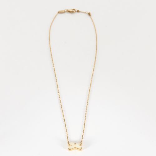 Collier CHAUMET - Jeu de Lien - Collier en or rose, nacre blanche et diamant 58 Facettes DV13879-4