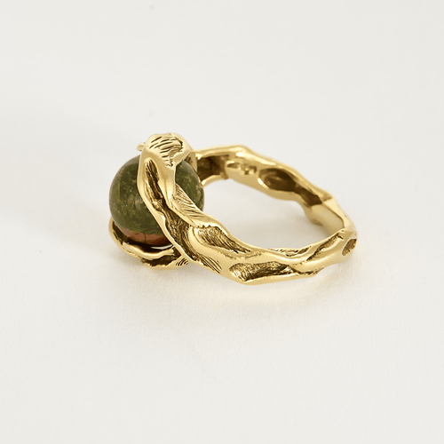 Bague 50 Gilbert Albert - Bague en or jaune et billes interchangeables 58 Facettes DV19649-2-50-2