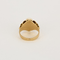 Bague 48 Bague en or jaune, perle de culture blanche et rubis de synthèse 58 Facettes DV7496-1