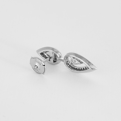 Boucles d'oreilles MESSIKA - FIERY - Boucles d'oreilles en or blanc et diamants 58 Facettes DV0659-3