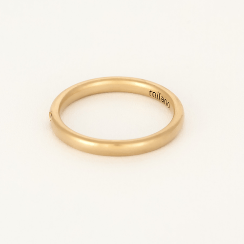 Bague 53 POMELLATO - Lucciole - Alliance en or rose et rubis 58 Facettes DV3020-28-53-2