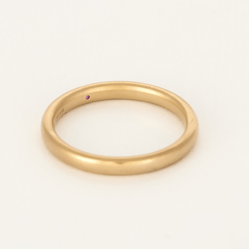 Bague 53 POMELLATO - Lucciole - Alliance en or rose et rubis 58 Facettes DV3020-28-53-2