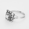 Bague 55 Bague en or gris et diamants 58 Facettes DV21012-2