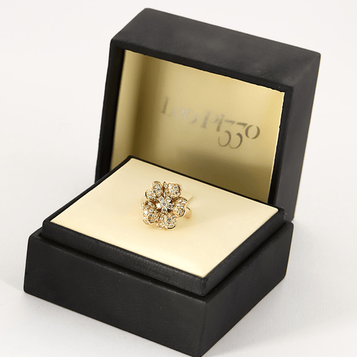 Bague 53 Leo Pizzo - Flora - Bague en or rose et diamants 58 Facettes DV20701-2-53-2