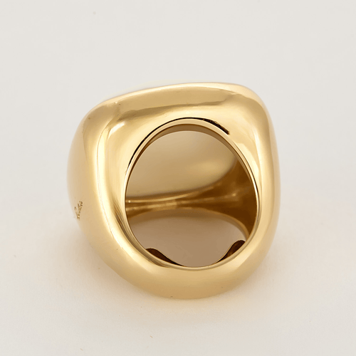 Bague 50 Bague Pomellato en or rose et opale cacholong 58 Facettes DV20614-1-50-2