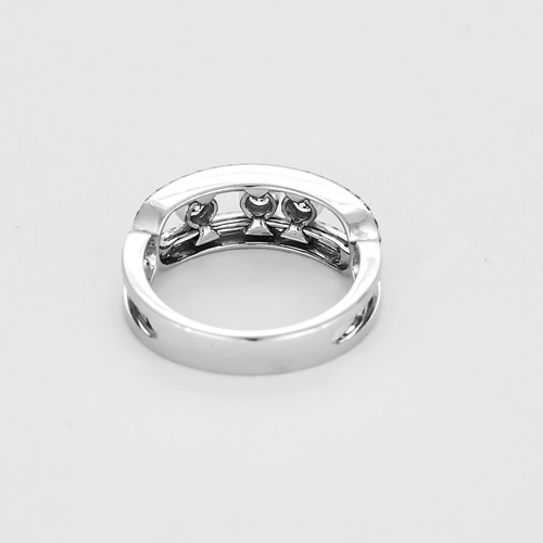 Bague 53 Messika  Bague Move Classique Pavée en or blanc et diamants 58 Facettes DV6731-5-53-2
