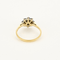 Bague 51 Bague "Fleur" en or jaune et or gris, diamant et saphir 58 Facettes DDV19270-4