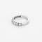 Bague 52 Demie Alliance en or gris et diamants 58 Facettes DV20989-1