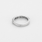 Bague 52 Demie Alliance en or gris et diamants 58 Facettes DV20989-1