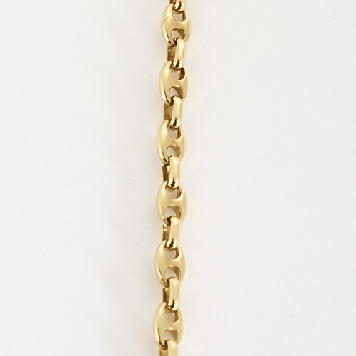 Collier Sautoir en or jaune , maille grain de café 58 Facettes DV0766-3