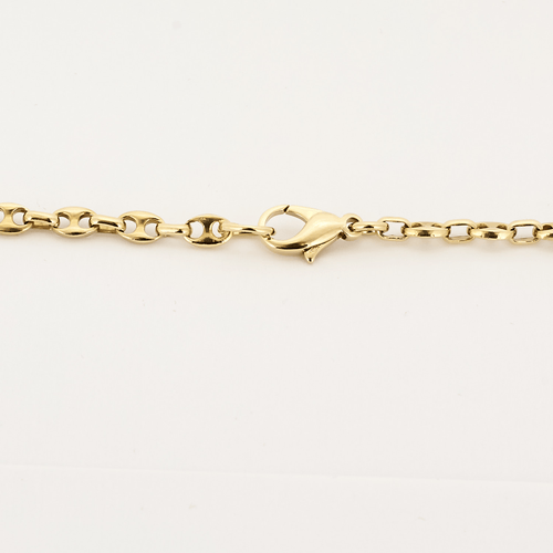 Collier Sautoir en or jaune , maille grain de café 58 Facettes DV0766-3