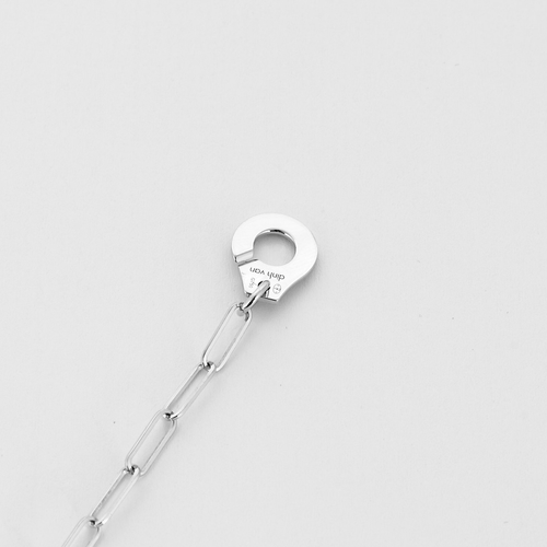 Bracelet DINH VAN - R10 - Bracelet Menottes en or gris 58 Facettes DV20354-1