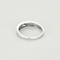 Bague 55.5 Bague jonc en or blanc, diamants et émeraudes 58 Facettes DV20084-1