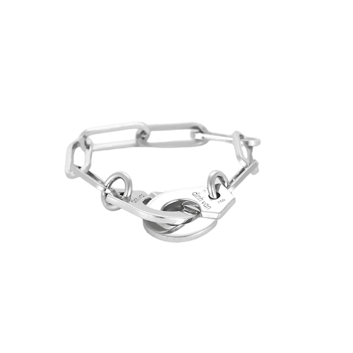 Bague 47 DINH VAN - Menotte R7 - Bague souple en or gris 58 Facettes DV16492-3-47-2