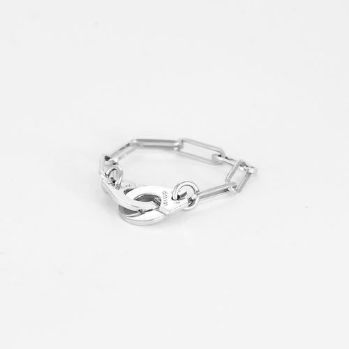 Bague 47 DINH VAN - Menotte R7 - Bague souple en or gris 58 Facettes DV16492-3-47-2