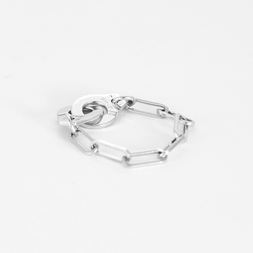 Bague 47 DINH VAN - Menotte R7 - Bague souple en or gris 58 Facettes DV16492-3-47-2