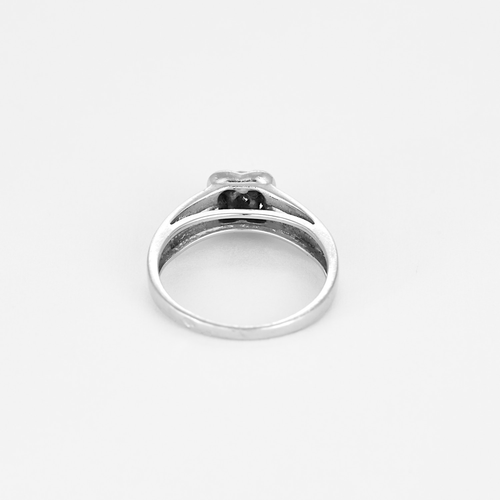Bague 52 MAUBOUSSIN -  Chance of Love n°2 - Bague en or gris et diamants 58 Facettes DV21184-1