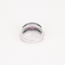 Bague 51 Bague en or gris, saphir rose et diamants 58 Facettes DV21469-1