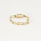 57 DINH VAN - Impression - Bague souple en or jaune et nacre blanche 58 Facettes DDV21154-2-57-3