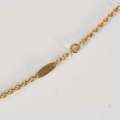 DIOR - Rose des Vents - Collier et pendentif en or rose et diamants 58 Facettes DV0541-11