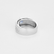 52 Bague jonc en or gris, saphir et diamants 58 Facettes DV0541-10-52-2