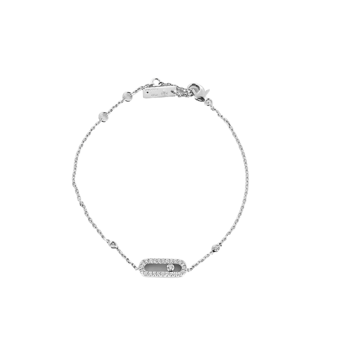 Bracelet MESSIKA - Bracelet pavé Move Uno en or gris et diamants 58 Facettes DV0541-9
