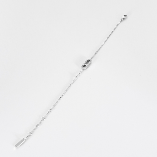 Bracelet MESSIKA - Bracelet pavé Move Uno en or gris et diamants 58 Facettes DV0541-9