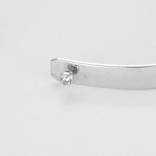 Bracelet Dinh Van - Serrure -Bracelet  en or gris et diamant 58 Facettes DV20355-1