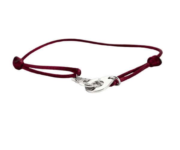 Bracelet DINH VAN - Bracelet Menottes R12 en or gris et diamants 58 Facettes DDV19485-4