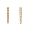 Boucles d'oreilles Messika - Créoles Gatsby XS  en or rose et diamants 58 Facettes DV20419-2