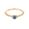 Bague 56 Fine Bague en or rose , diamants et saphir 58 Facettes DDV4732-2