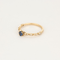 Bague 56 Fine Bague en or rose , diamants et saphir 58 Facettes DDV4732-2