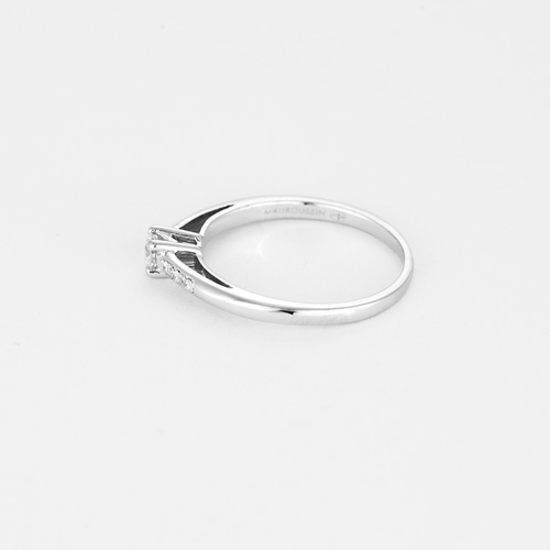 Bague 53 Mauboussin -  "Tu es le sel de ma vie" - Bague en or blanc et diamants 58 Facettes DV16456-2