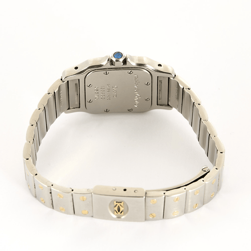 Montre CARTIER - Santos Galbée - Montre de dame en or jaune et acier 58 Facettes DV21131-1