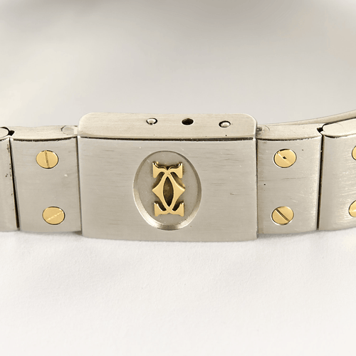 Montre CARTIER - Santos Galbée - Montre de dame en or jaune et acier 58 Facettes DV21131-1