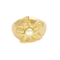 Bague 53 Bague en or jaune "Etoile de Mer" , perle 58 Facettes DV0014-17-53-2