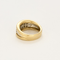 Bague 54 Bague bandeau en or jaune et or gris, diamants 58 Facettes DV21812-3-54-3