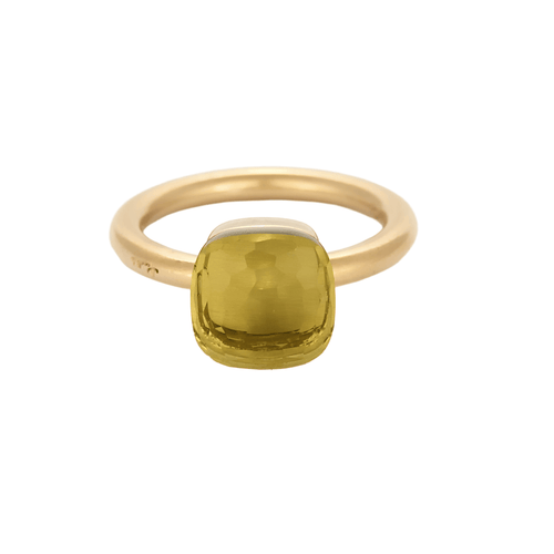 Bague 54 Pomellato - Nudo - Classic - Bague en or rose et quartz lemon 58 Facettes DV0014-16-54-3