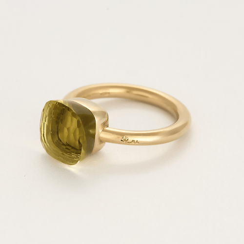 Bague 54 Pomellato - Nudo - Classic - Bague en or rose et quartz lemon 58 Facettes DV0014-16-54-3