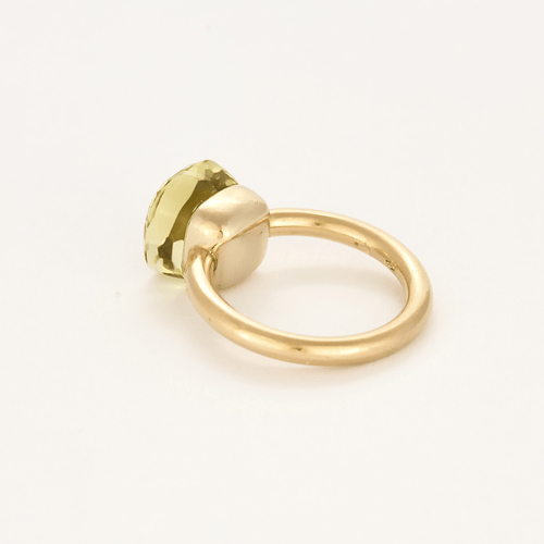 Bague 54 Pomellato - Nudo - Classic - Bague en or rose et quartz lemon 58 Facettes DV0014-16-54-3