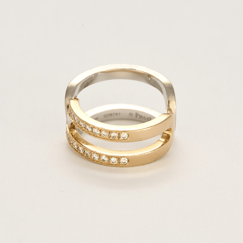 Bague 57 PIAGET - Possession - Bague deux ors et diamants 58 Facettes DDV21136-2-57-3