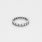 Bague 51.5 Alliance américaine en or gris et diamants 58 Facettes DV21565-1-515-3