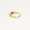 Bague 52 Bague jarretière en or jaune et diamants taillés en rose 58 Facettes DV21635-4
