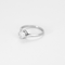 Bague 54 Bague solitaire platine et diamant taille ancienne 58 Facettes DV21635-3